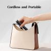UV Light for Gel Nails, Mini U V LED Nail Lamp Handheld with Stand, Portable Nail Dryer Rechargeable USB Cordless for Fast Drying, Black